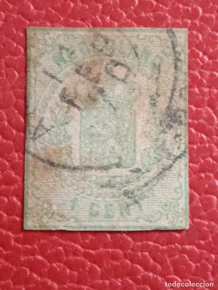 Sellos: HOLANDA 1 CENT ESCUDO A&Ntilde;O 1869. - Foto 1