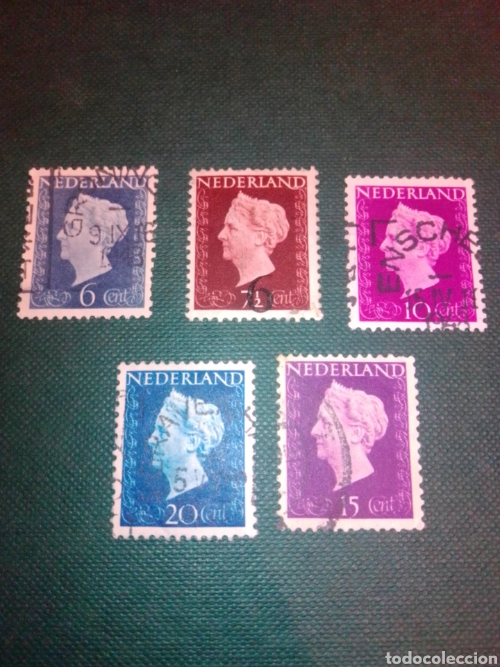 Sellos: Holanda 1947 Guillermina - Foto 1