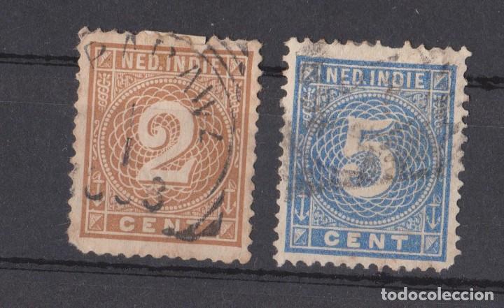 Sellos: HOLANDA NED INDIE 1883-90 - Foto 1
