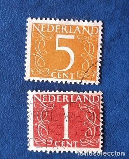 Sellos: 2 SELLOS USADO DE HOLANDA - Foto 1
