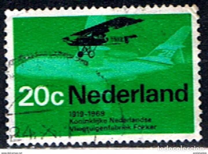 Sellos: HOLANDA // YVERT 875 // 1968 ... USADO - Foto 1