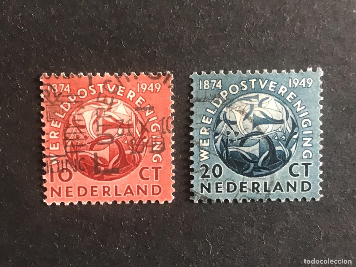 Sellos: Holanda 1949 Michel 544/5 completa - Foto 1