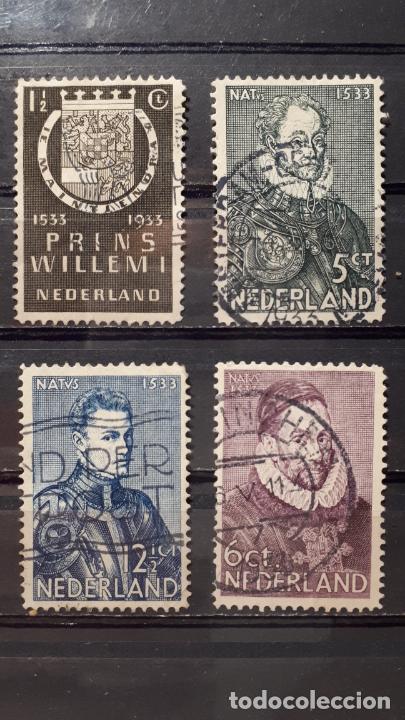 Sellos: HOLANDA &deg; A&ntilde;o 1933. Yvert 249/52.. - Foto 1