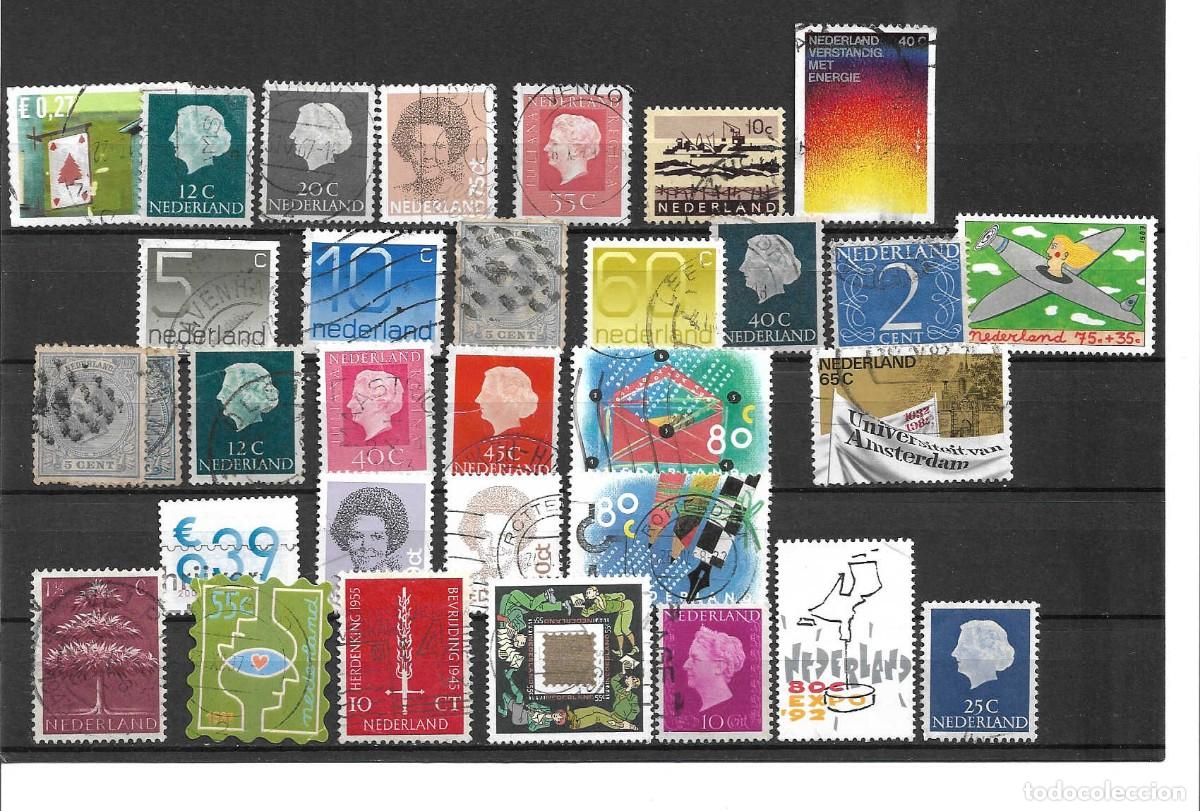 Sellos: lote con 31 sellos diferente de Holanda - Foto 1