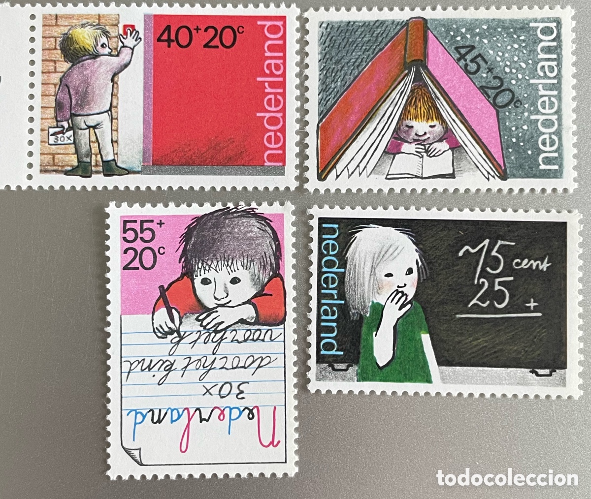 Sellos: Pa&iacute;ses Bajos. Pro infancia. 1978 - Foto 1