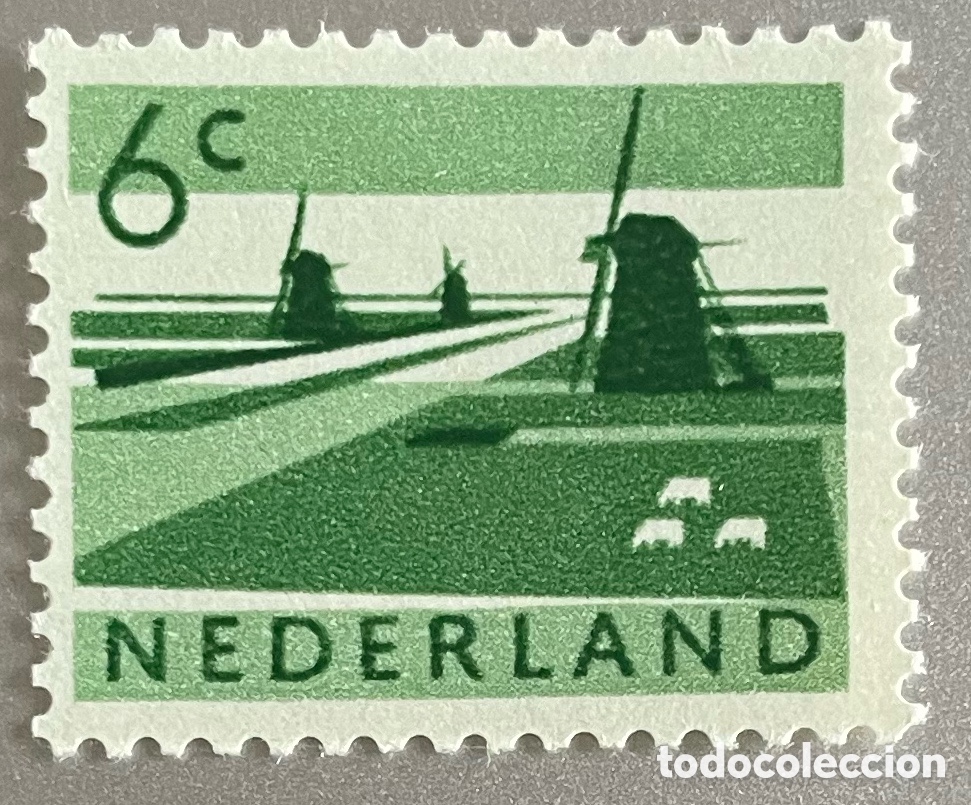 Sellos: Pa&iacute;ses Bajos. Polder. 1962 - Foto 1