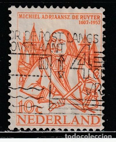 Sellos: HOLANDA // YVERT 671 // 1957 ... USADO - Foto 1