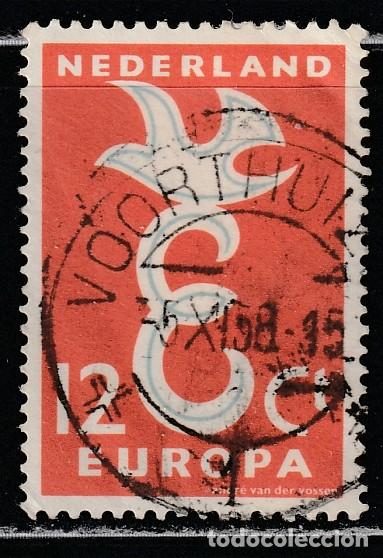 Sellos: HOLANDA // YVERT 691 // 1958 ... USADO - Foto 1