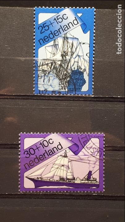 Sellos: HOLANDA . A&Ntilde;O 1973 &deg;.YVERT 978/9 - Foto 1