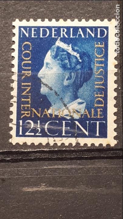 Sellos: HOLANDA. &deg;. A&Ntilde;O 1947. YVERT 21 servicios - Foto 1