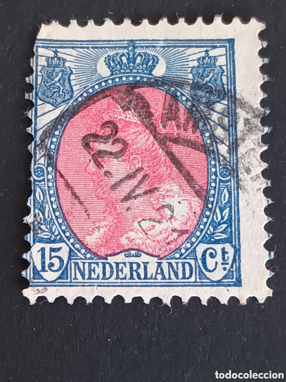 Sellos: HOLANDA. SELLO USADO. - Foto 1