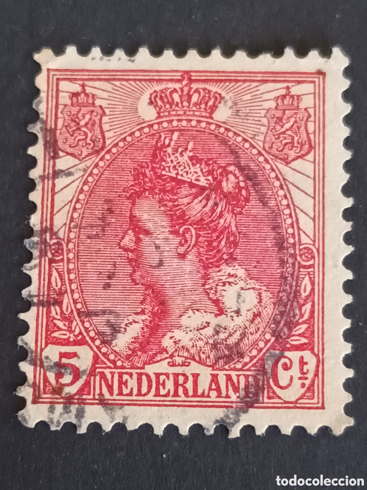 Sellos: HOLANDA. SELLO USADO. - Foto 1