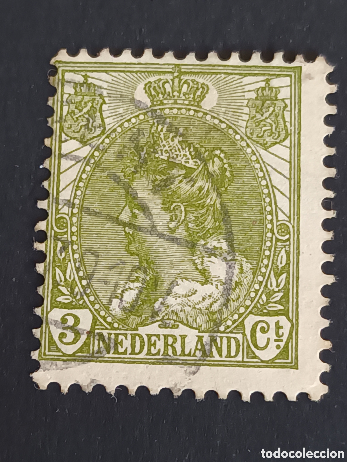 Sellos: HOLANDA. SELLO USADO. - Foto 1