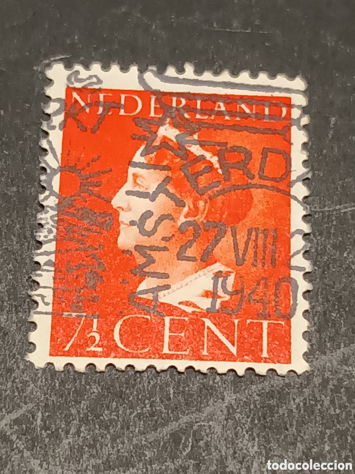 Sellos: HOLANDA. SELLO USADO. - Foto 1