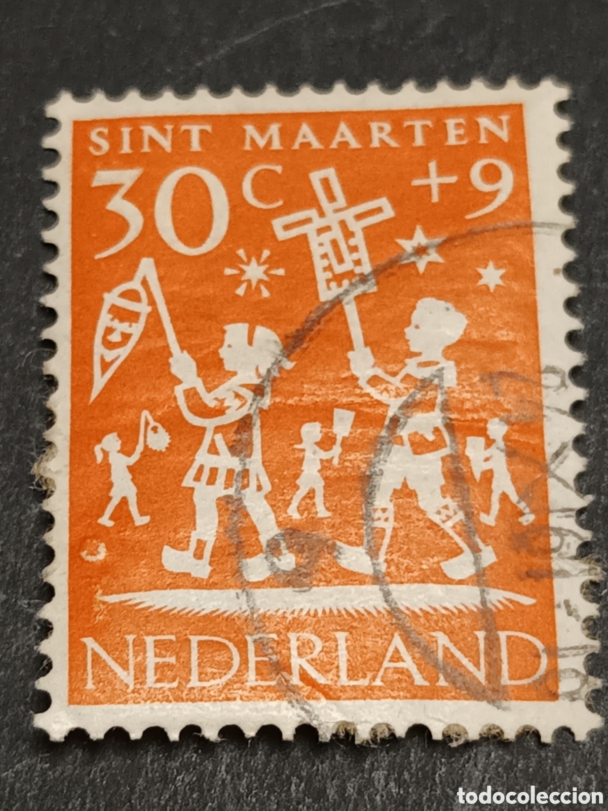 Sellos: HOLANDA. 1961. USADO. SELLO CLAVE. - Foto 1