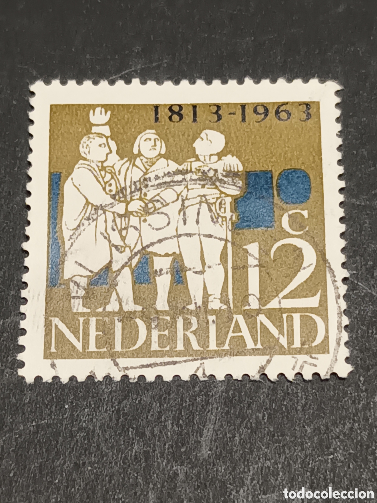Sellos: HOLANDA. SELLO USADO. - Foto 1