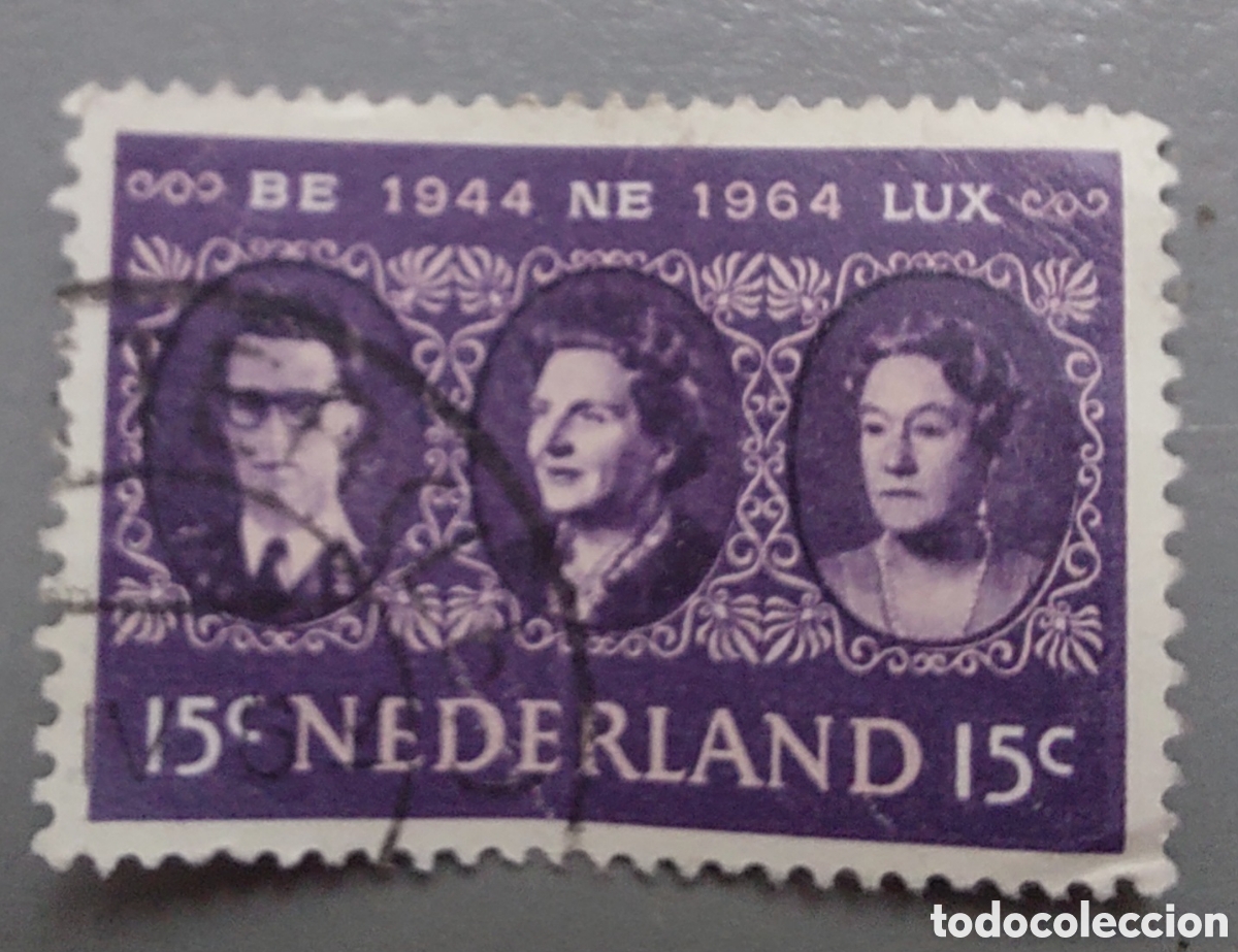 Sellos: HOLANDA sello a&ntilde;o 1964 reyes - Foto 1
