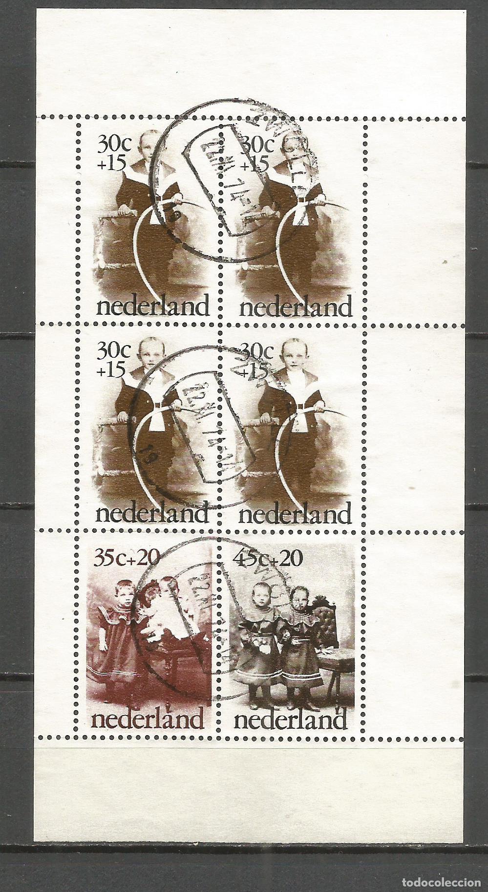 Sellos: HOLANDA HOJA BLOQUE YVERT NUM. 13 USADA - Foto 1