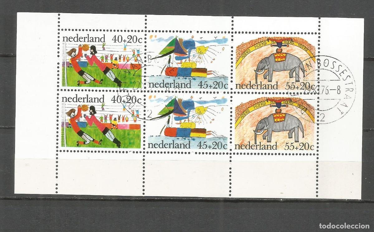 Sellos: HOLANDA HOJA BLOQUE YVERT NUM. 15 USADA - Foto 1