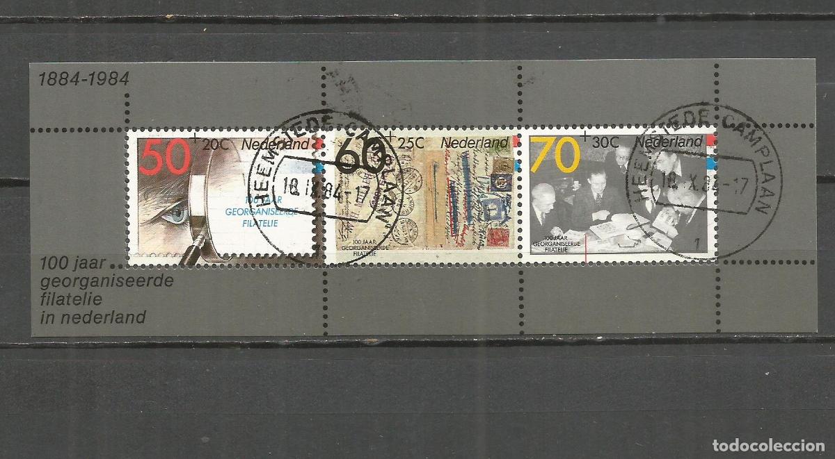 Sellos: HOLANDA HOJA BLOQUE YVERT NUM. 26 USADA - Foto 1