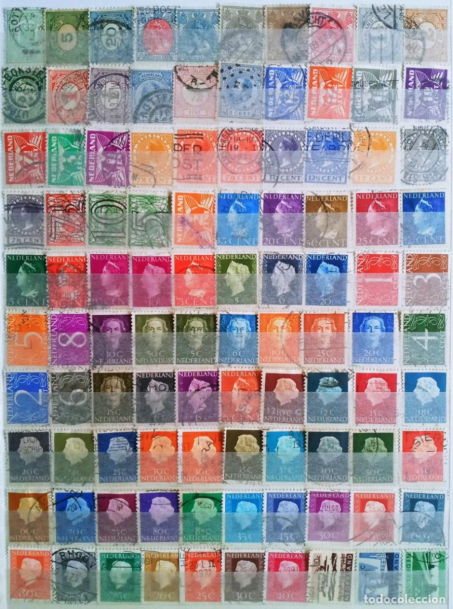 Sellos: HOLANDA - LOTE 100 BASICOS USADOS - LOS DE LA FOTO - Foto 1