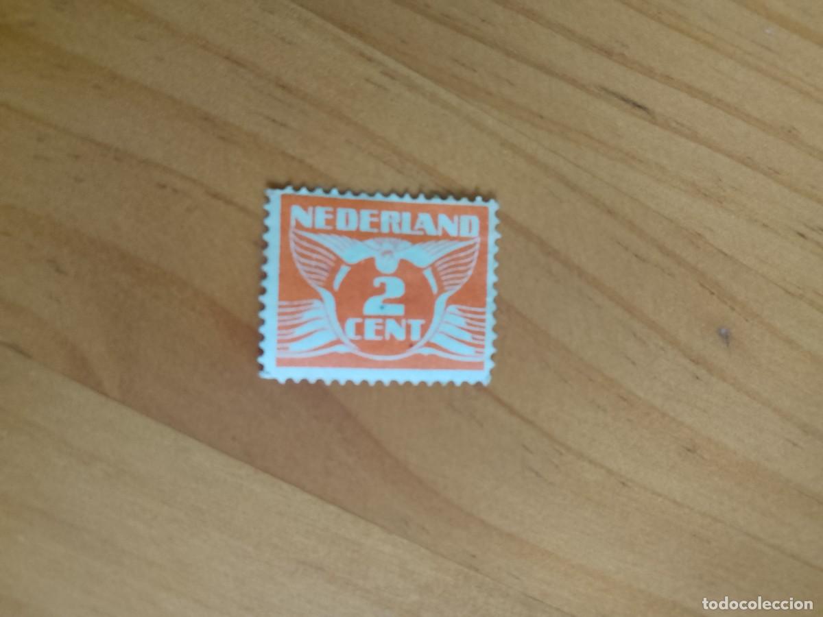 Sellos: HOLANDA - 2 CENT - NUMERAL, CIFRA, MODELO PALOMA - Foto 1