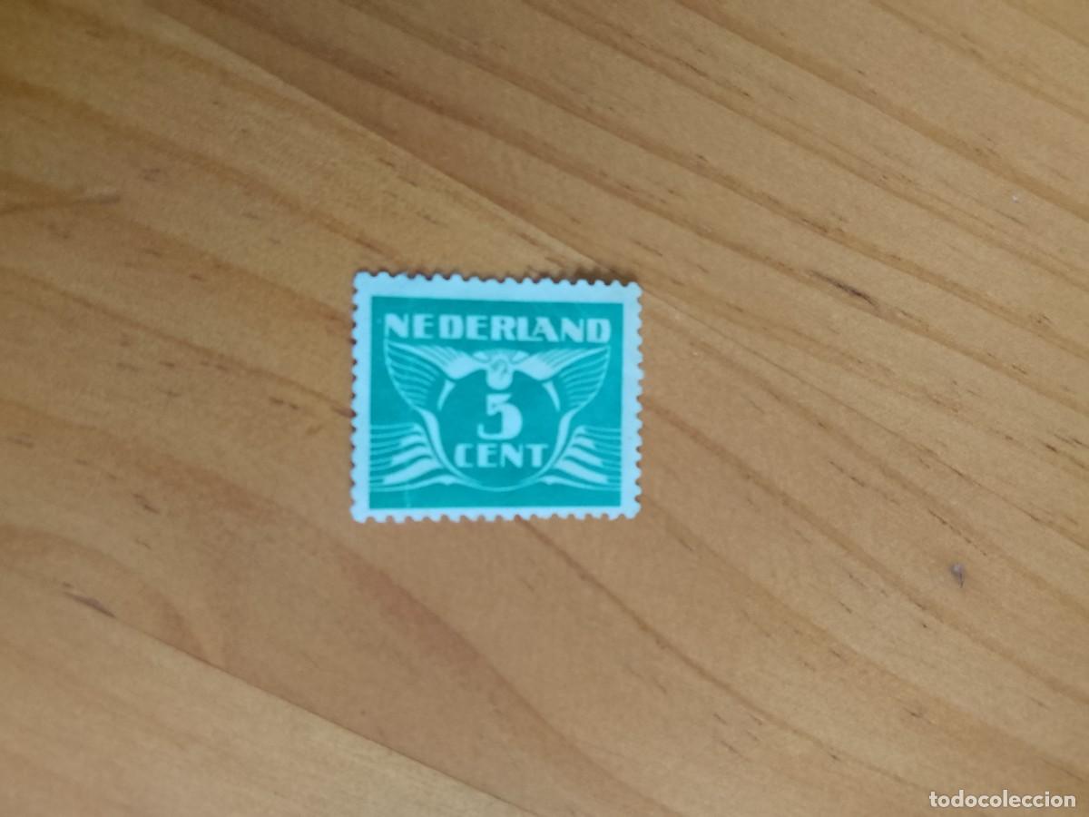 Sellos: HOLANDA - 5 CENT - NUMERAL, CIFRA, MODELO PALOMA - Foto 1
