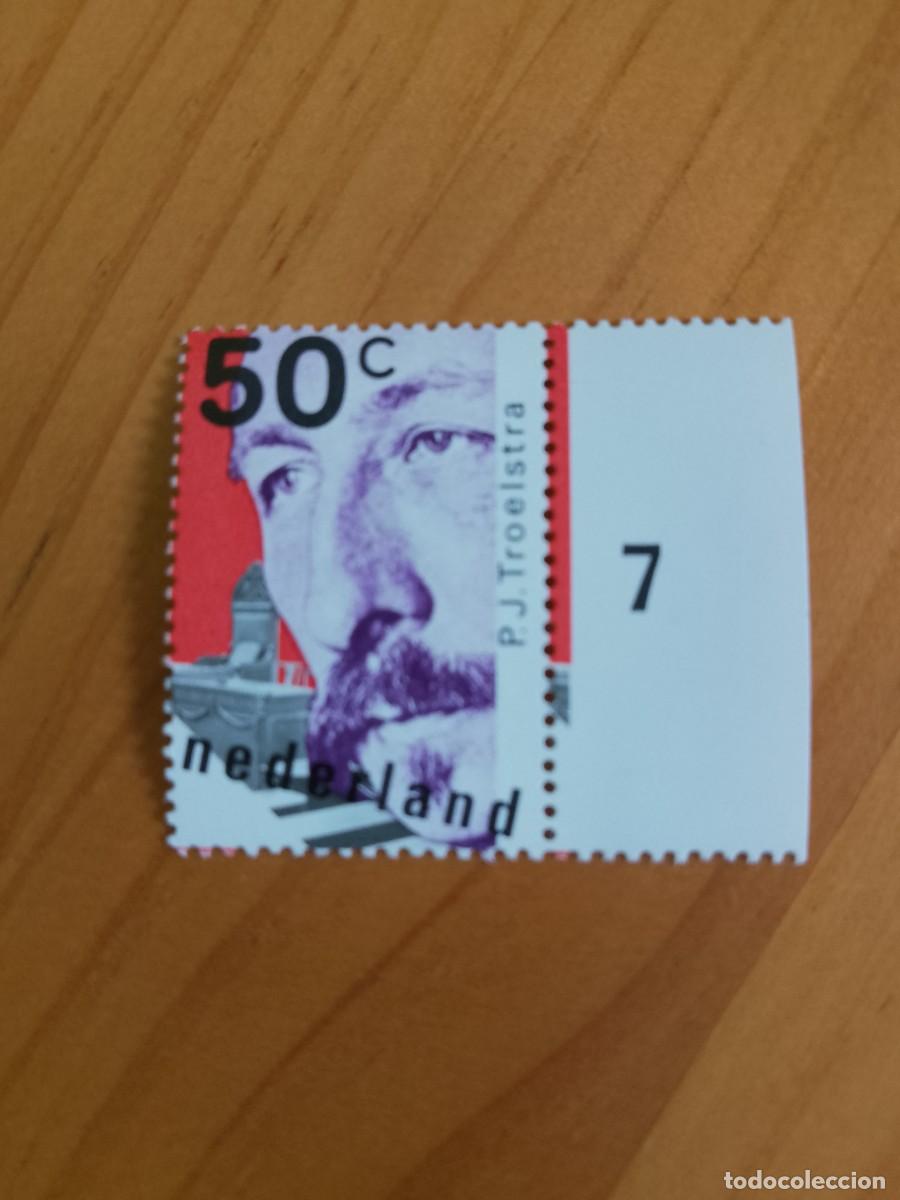 Sellos: HOLANDA - POL&Iacute;TICOS: TROELSTRA. - Foto 1