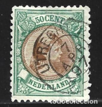 Sellos: HOLANDA 44 - A&Ntilde;O 1891 - WIHELMINE - Foto 1
