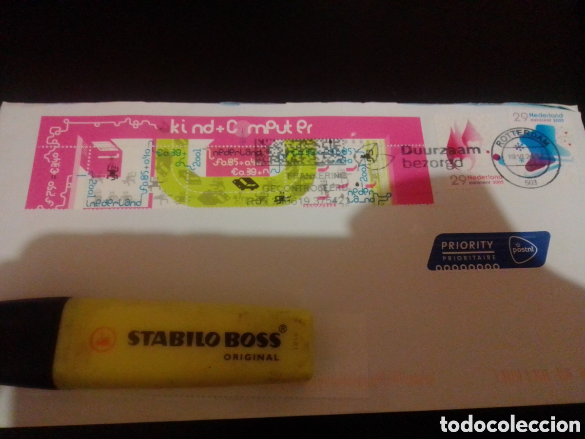 Sellos: Sobre franqueado Holanda - Foto 1