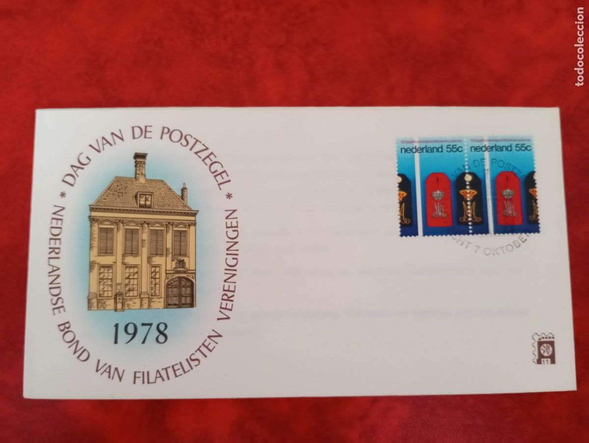 Sellos: HOLANDA 1978, SPD, DIA DEL SELLO - Foto 1