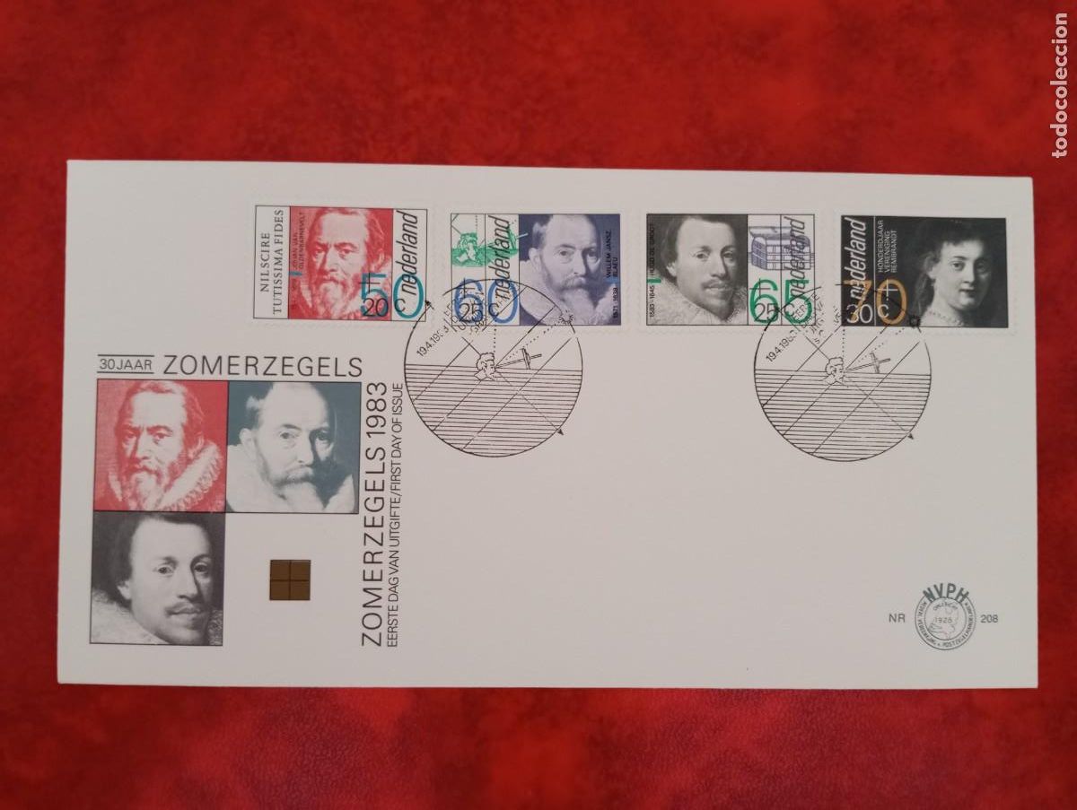 Sellos: HOLANDA 1983, SPD, CELEBRIDADES - Foto 1