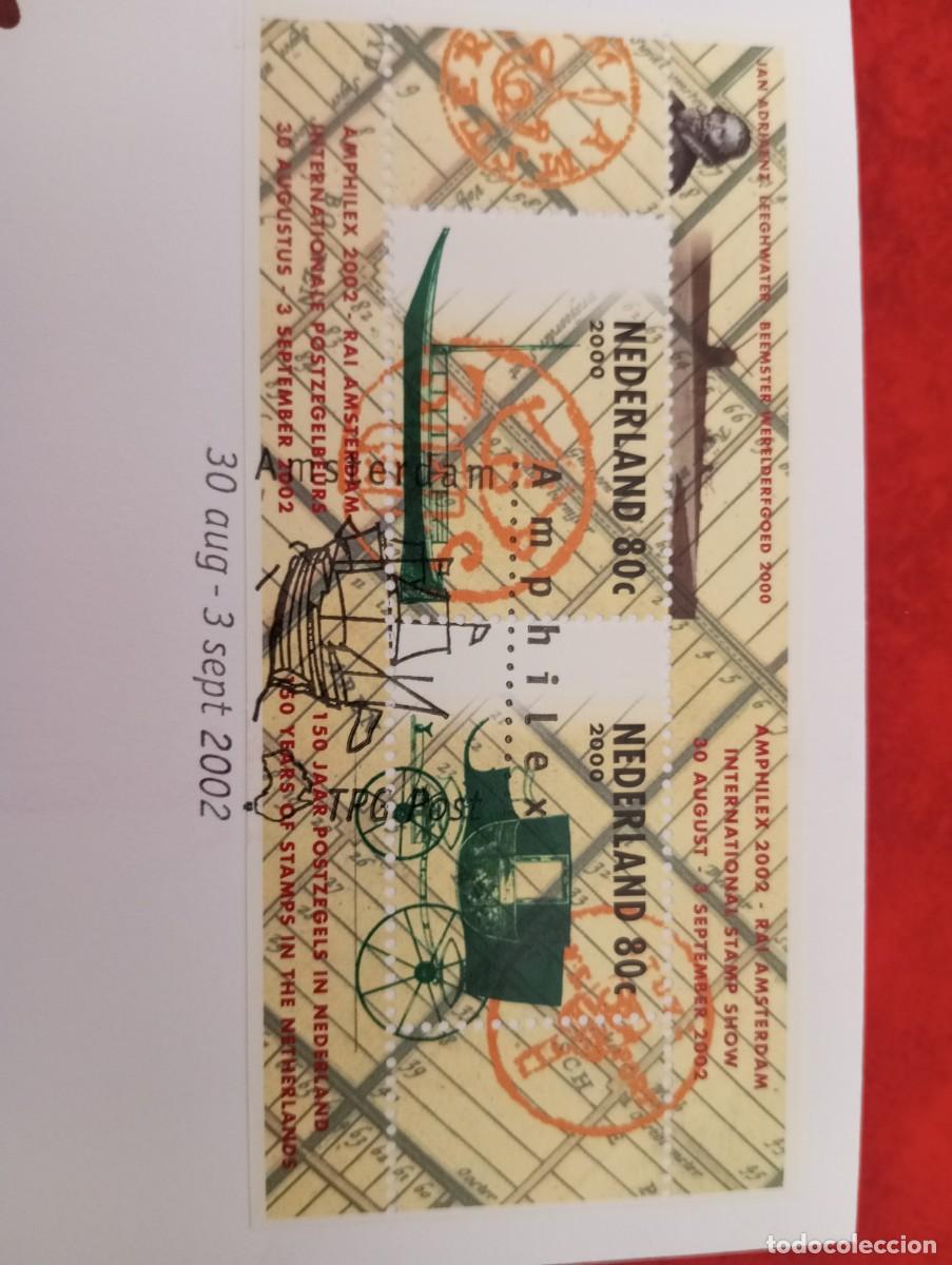 Sellos: HOLANDA 2002, SPD, EXPOSICI&Oacute;N FILAT&Eacute;LICA - Foto 2