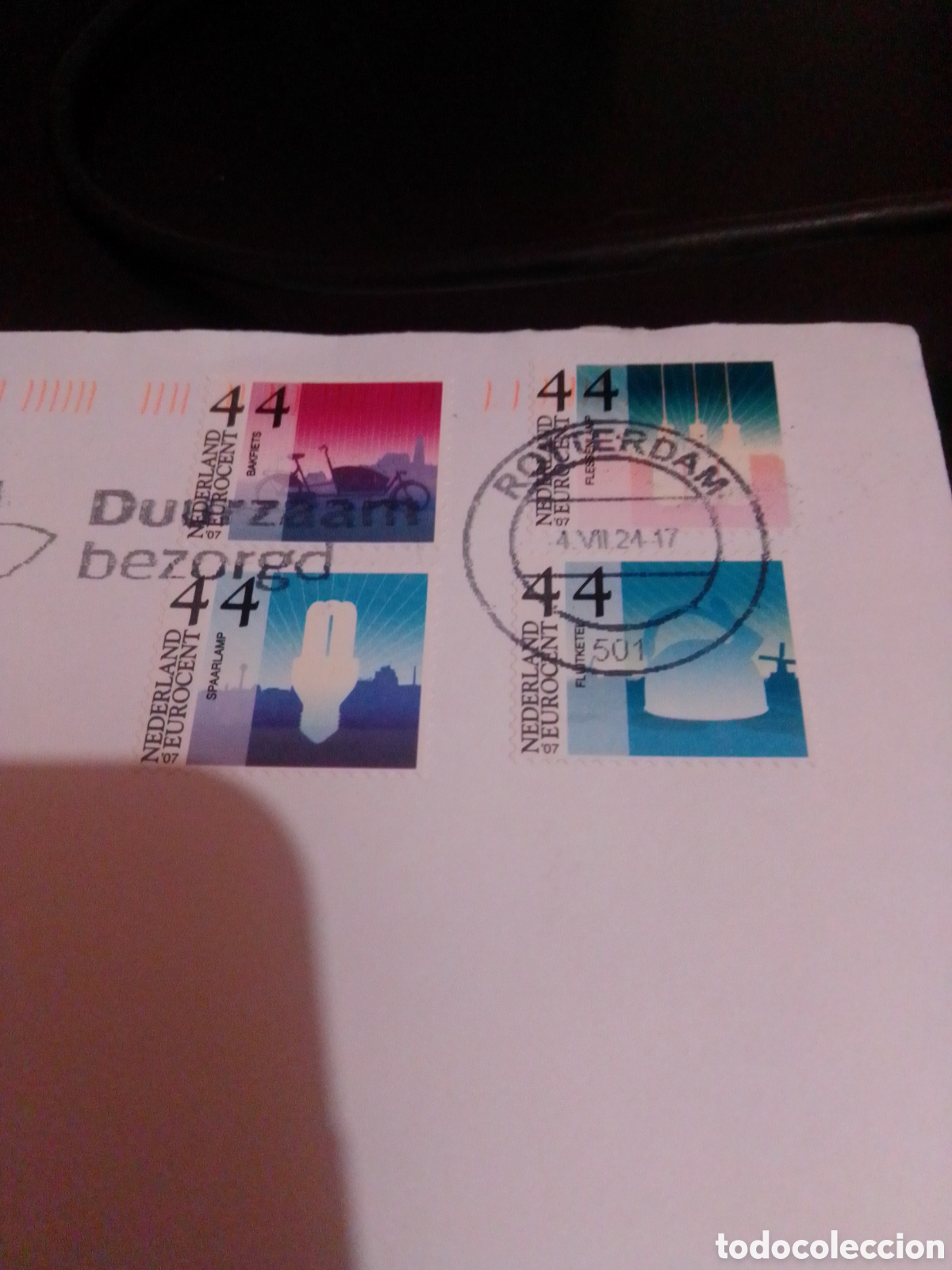 Sellos: Sobre franqueado Holanda - Foto 2