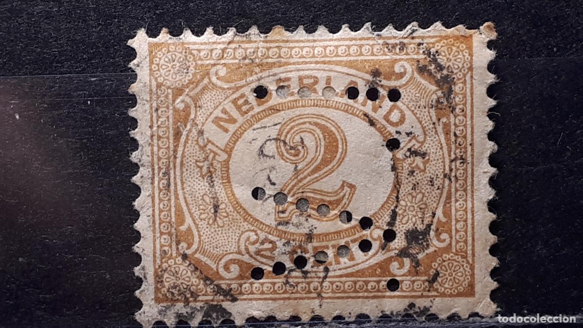 Sellos: HOLANDA 1899. &deg;. PERFORADO. Yvert 68 - Foto 1