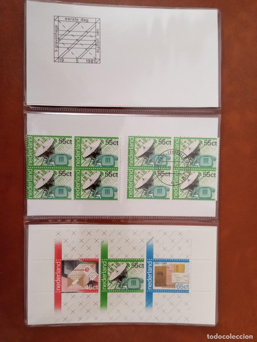 Sellos: HOLANDA 1981, CENTENARIO DE LOS SERVICIOS POSTALES, CARPETA PRESENTACI&Oacute;N - Foto 1