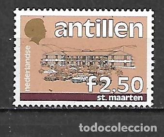 Sellos: 1986: Antillas Holandesas Edificios - St. Maarten (MNH**) - Foto 1
