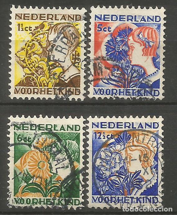 Sellos: HOLANDA YVERT NUM. 245/248 SERIE COMPLETA USADA - Foto 1