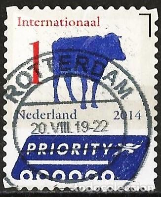 Sellos: Holanda 2014 - Mi 3206 - YT 3132 - Vaca - Foto 1