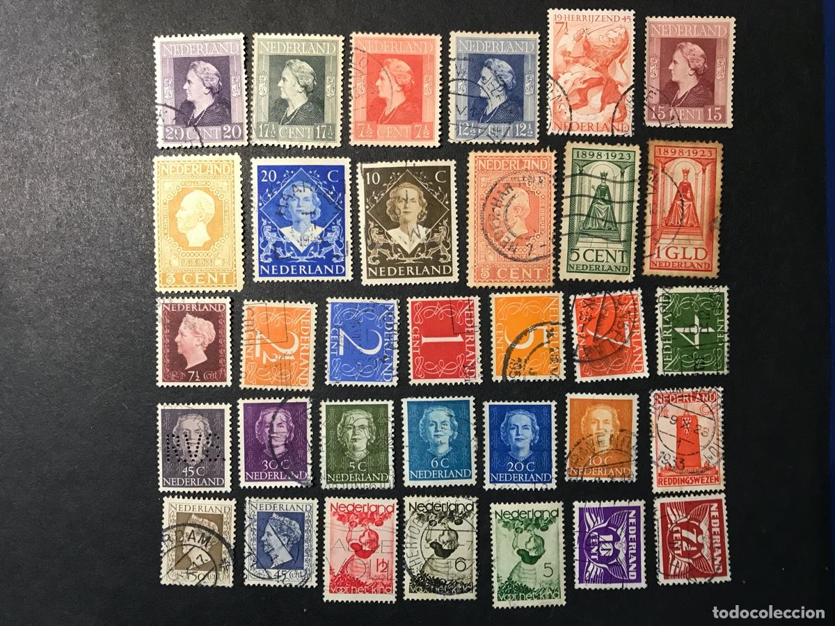 Sellos: Holanda conjunto de sellos antiguos - Foto 1