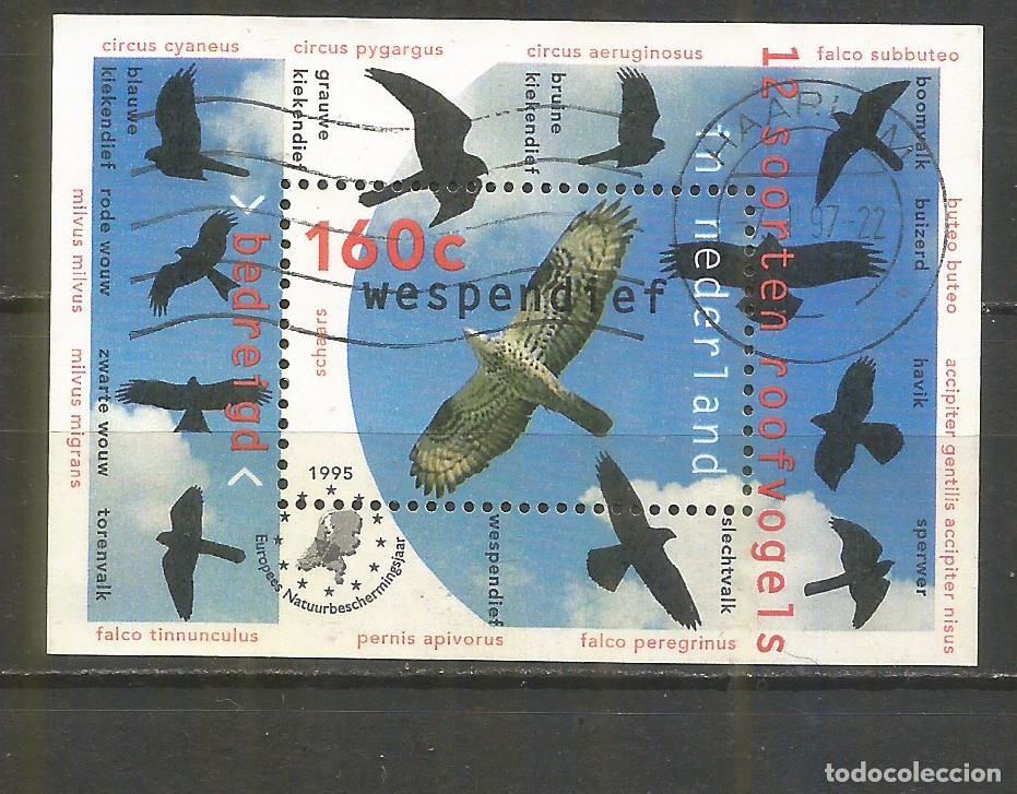Sellos: HOLANDA HOJA BLOQUE YVERT NUM. 44 USADA - Foto 1