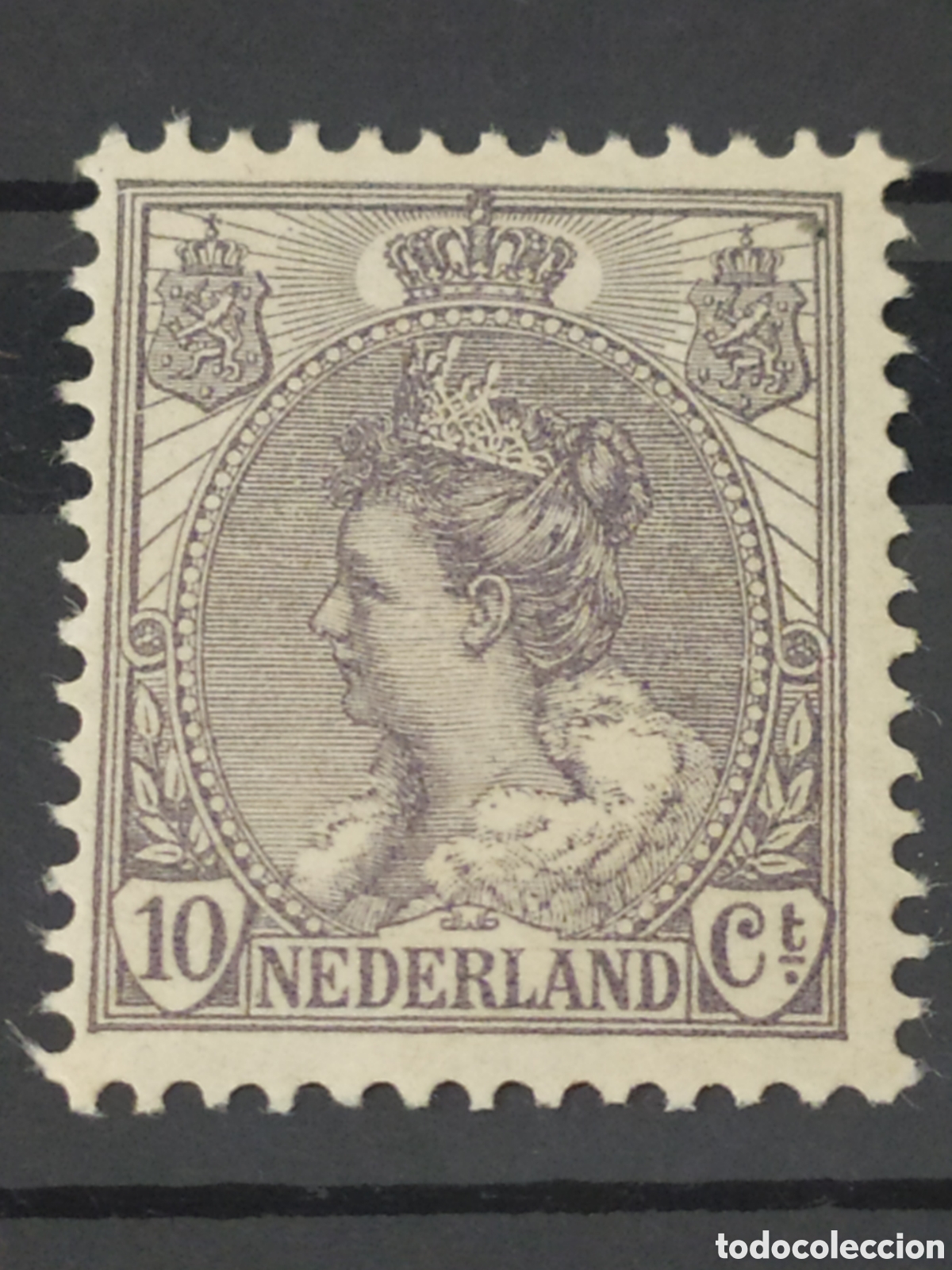Sellos: HOLANDA YVERT 53** A&Ntilde;O 1898 GUILLERMINA - Foto 1