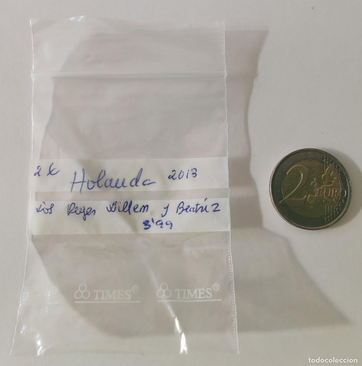 Sellos: Moneda de 2 Euros de Holanda. Los Reyes Willen y Beatriz. A&ntilde;o 2013. - Foto 4