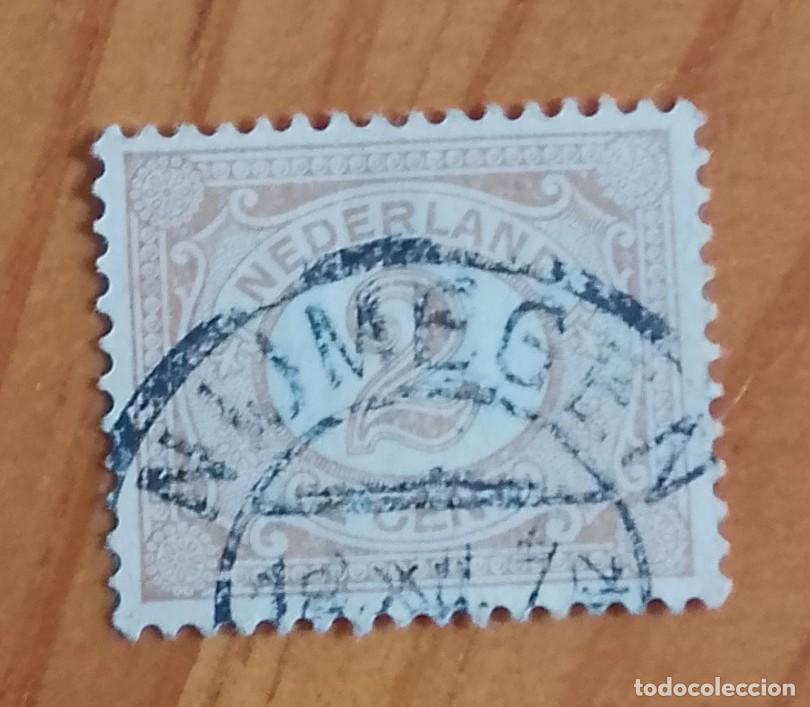 Sellos: HOLANDA, NEDERLAND - V/F 2 CENT - NUMERAL. - Foto 1