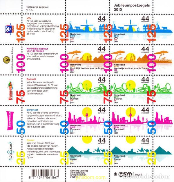 Sellos: 324094 MNH HOLANDA 2010 - Foto 1