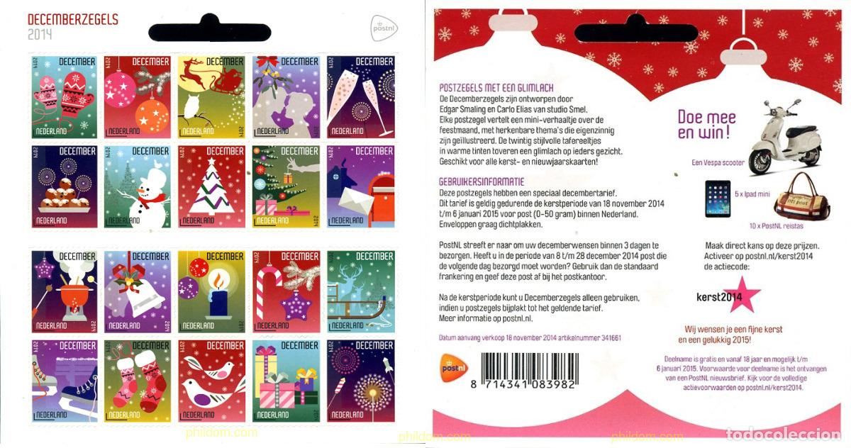 Sellos: 326990 MNH HOLANDA 2014 NAVIDAD - Foto 1