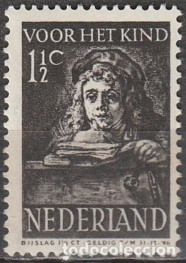 Sellos: 1941 - HOLANDA - PRO INFANCIA - YVERT 387* - Foto 1