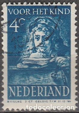 Sellos: 1941 - HOLANDA - PRO INFANCIA - YVERT 389 - Foto 1