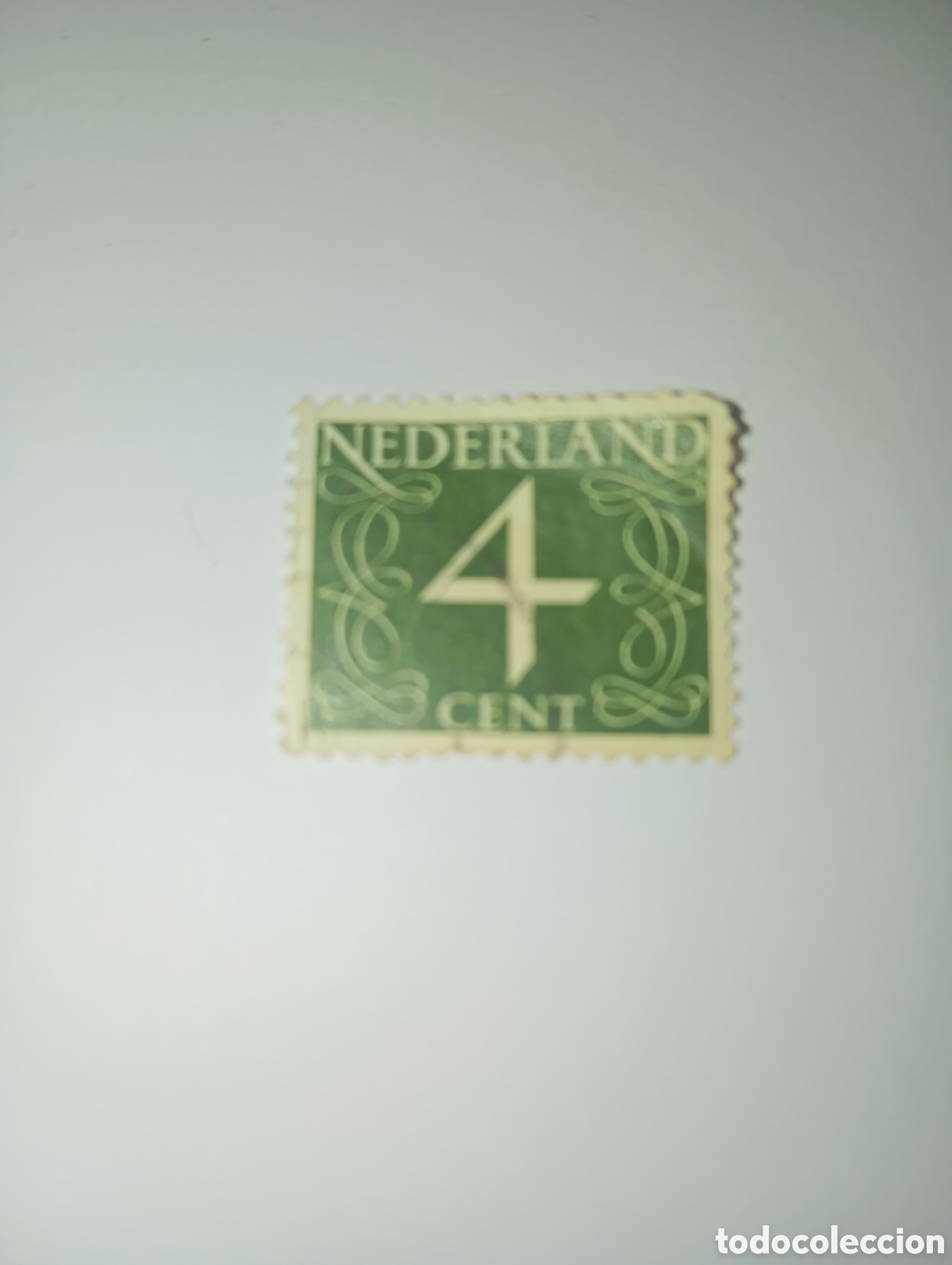 Sellos: Holanda 4 cent cifras a&ntilde;o 1946 - Foto 1