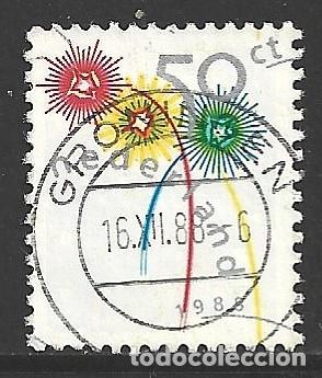 Sellos: HOLANDA 1326 - A&Ntilde;O 1988 - NAVIDAD - Foto 1